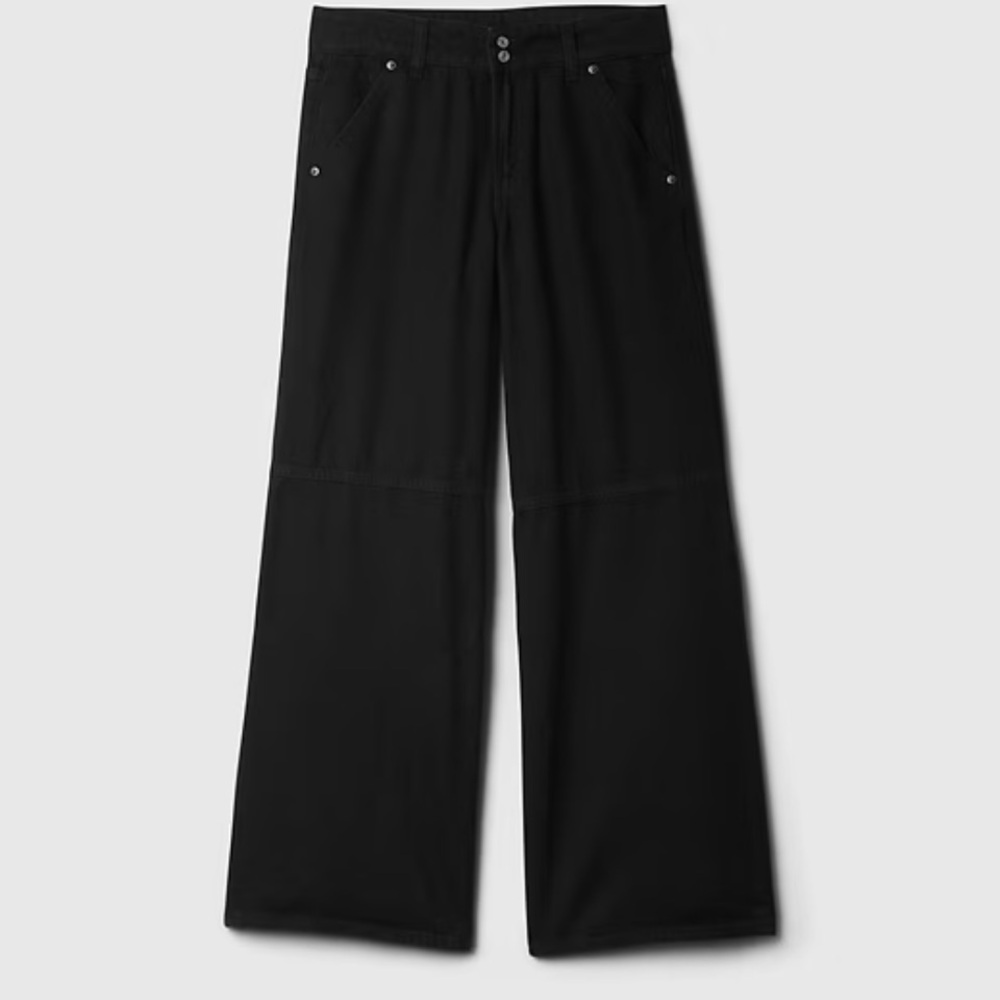 GAP Women's Black Baggy mid Rise Jeans Size- 31/12